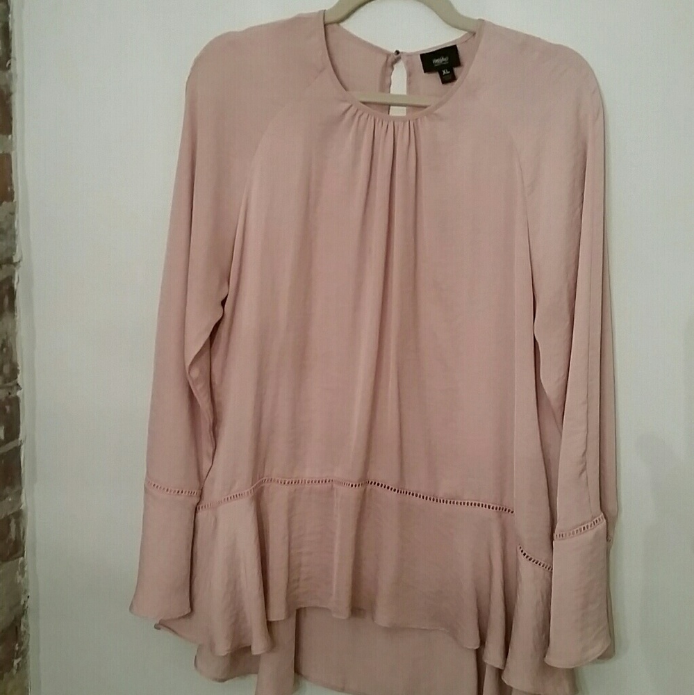 Blush Pink Flowy Blouse